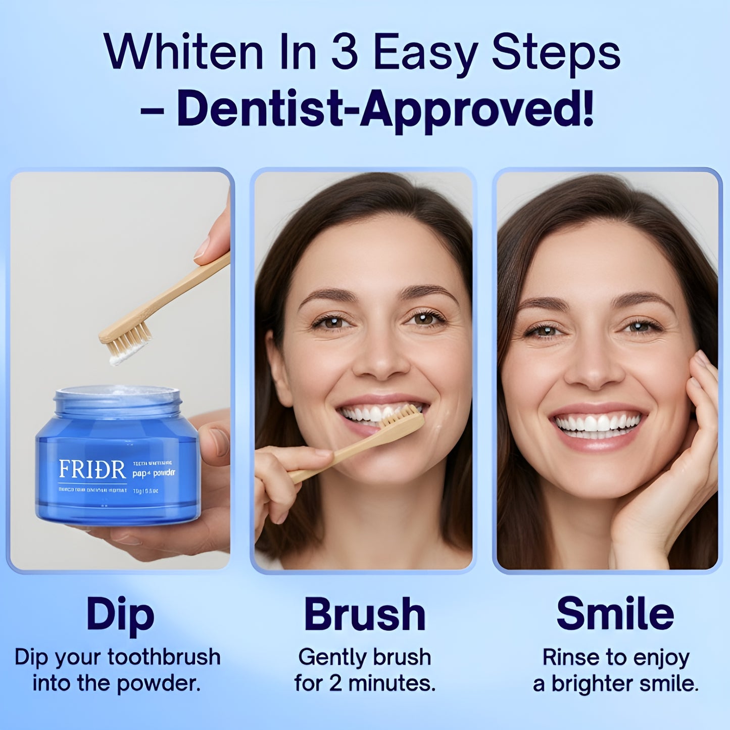 Erase years of stubborn stains without any pain or enamel damage